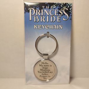 The Princess Bride Inigo Montoya Story Keychain Official Collectible Keyring